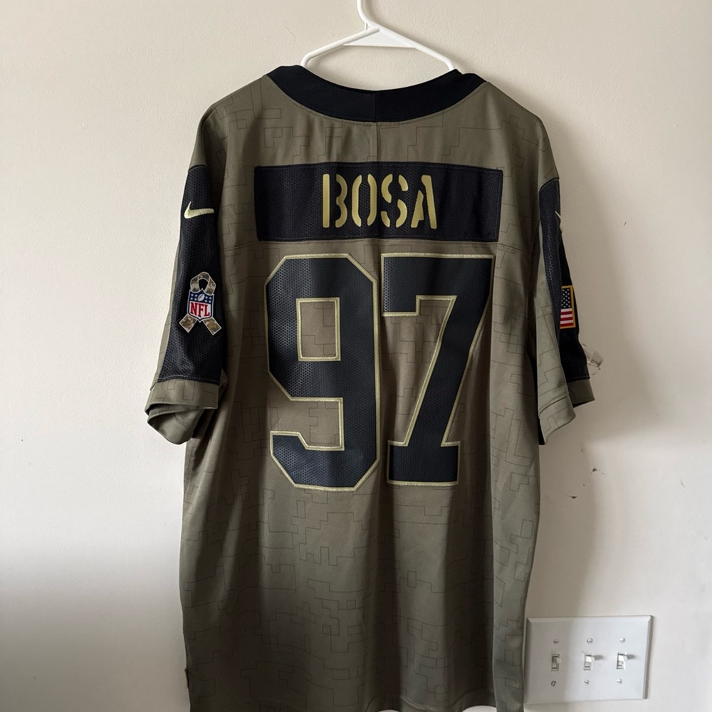 Men’s Nike Nick Bosa #97 49ers 2021 Salute To Service Limited Jersey Sz XL RARE - Picture 7 of 7